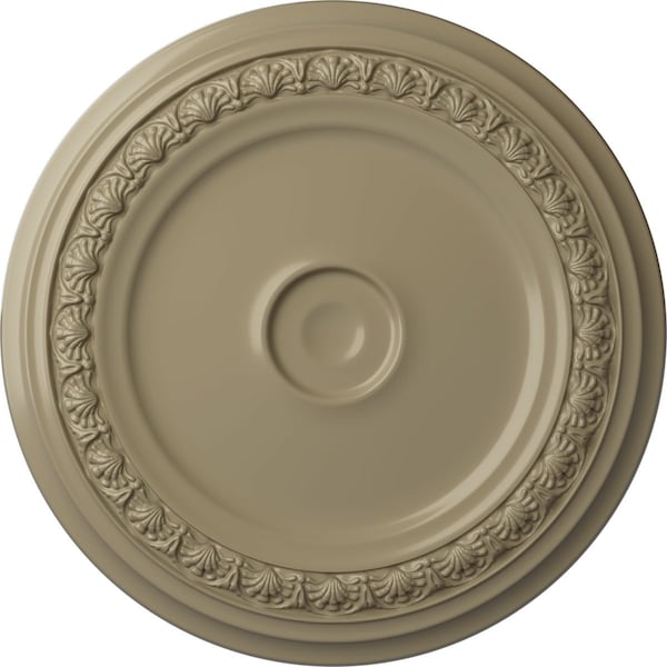 Ekena Millwork Carlsbad Ceiling Medallion (Fits Canopies up to 5 1/2"), 31 1/8"OD x 1 1/2"P, Gobi Desert CM31CAGDF - main